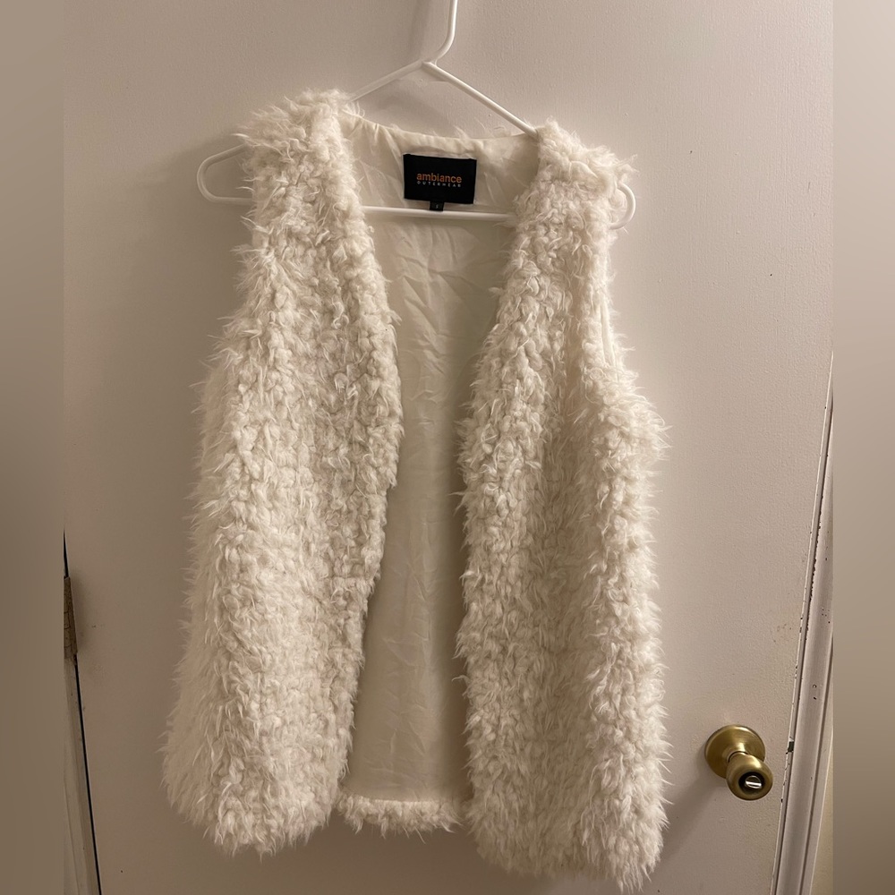 Faux fur vest